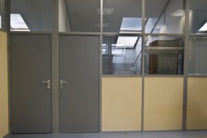 Комбинированная алюминиевая перегородка GFTD556